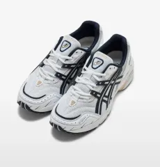 アシックス ゲル-1090 白 ミッドナイト スニーカー 235