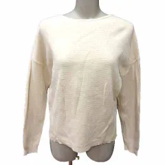 ニコアンド Niko and.. ニット カットソー 長袖 3 M アイボリー 白 ホワイト /YK