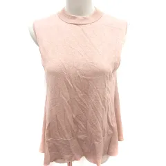 マーキュリーデュオ MERCURYDUO ニット カットソー Uネック ノースリーブ F ベージュ /RT