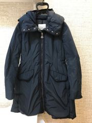 MONCLER ネイビー トレンチコート - メルカリ