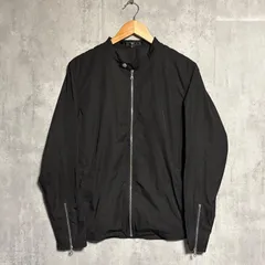 NO ID. BLACK シングル ライダース ジャケット 2 黒 ノーアイディー ブラック  モード V系 ロック ストリート 夏物 秋物 春物 メンズ トップス  古着 スリム