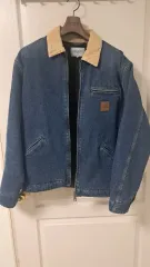 Carhartt WIP OG デトロイト ジャケット ブルー ダスティ HAMILTON ハミルトン ブラウン