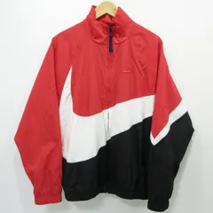 【三重本店】 中古 NIKE | ナイキ ナイロンジャケット BIG SWOOSH WOVEN JACKET ビッグスウォッシュウーブンジャケット AR3133-657 レッド サイズ：M 【95】