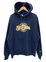 Champion (チャンピオン) REVERSE WEAVE リバースウィーブ パーカー フーディー 裏起毛 プリント BRONCOS S101 XL ネイビー メンズ/065
