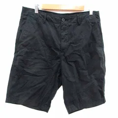 ユニクロ UNIQLO ショートパンツ M 黒 ブラック /YK ●RY