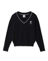 新品 [スナイデル] 【HELLO KITTY】ケーブルプルオーバー SWNT254228 レディース NVY Free Size