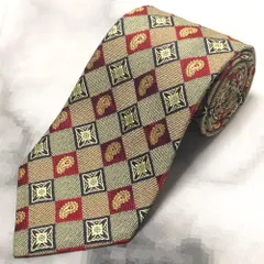 ランセル LANCEL 微光沢 ネクタイ フランス製 シルク100% パターン柄 ミックス R-009236 ゆうパケット