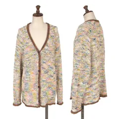 ミナペルホネンmina perhonen herb salt マルチニットカーディガン マルチ36