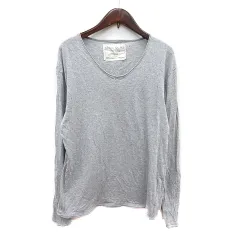 ビームス BEAMS カットソー Tシャツ クルーネック 長袖 M グレー /MN