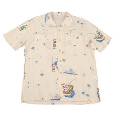新品　Aimé Leon Dore スケッチ シャツ L アイボリー カナダ製 新品 Aimé Leon Dore スケッチ シャツ L アイボリー カナダ製 - メルカリ