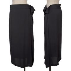 ヨウジヤマモト YOHJI YAMAMOTO NOIRシルク花柄ロングスカート - メルカリ