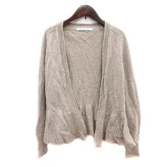 スピック&スパン Spick&Span カーディガン ニット ウール アルパカ混 ベージュ /MN