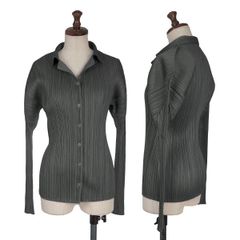 新品 プリーツプリーズ BASICS シャツグレー ブラウス ベーシック 新品 プリーツプリーズ BASICS シャツグレー ブラウス ベーシック