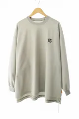 SEESEE シーシー ×URBS アーバンリサーチ バイヤーズセレクト SUPER BIG LONG-SLEEVE 鹿の子T-SHIRTS ロゴ 刺繍 スーパー ビッグ ロング スリーブ 長袖 Tシャツ ロンT L20-BSM35 4XL 灰 ■260211