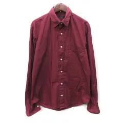 アーバンリサーチ ドアーズ URBAN RESEARCH DOORS シャツ 長袖 M 赤 ボルドー /YI