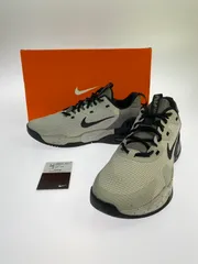 【中古美品】NIKE ナイキ DM0829-013 AIR MAX ALPHA TRAINER 5 LIGHT IRON ORE FLAT PEWTER BLACK 靴 シューズ スニーカー 【160-250731-AS-3-min】