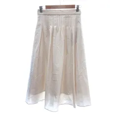 ロペピクニック ROPE Picnic フレアスカート マキシ ロング 38 M ベージュ /AU