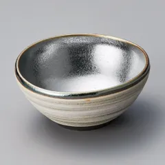 光彩白化粧４.０楕円小鉢（信楽焼）