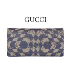 GUCCI グッチ 二つ折り 長財布 GGカレイド GGスプリーム ブラウン ブラック 408822 0959