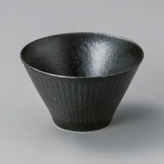 彫刻十草サラダ小鉢（ボールＳ） 黒御影