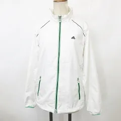 アディダス adidas テーラーメイド 中綿ジャケット ベスト ゴルフ スポーツウェア 2WAY ジップアップ 長袖 白 緑 ホワイト グリーン OT