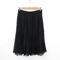 リフレクト Reflect スカート プリーツスカート ひざ丈 卒業式 入学式 黒 ブラック 9