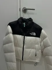 (W) THE NORTH FACE ザノースフェイス ホワイトレーベル Nuptse(ヌプシ) ショート ジャケット 白 90M サイズ
