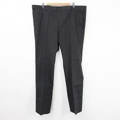 パンツ ロング 大きいサイズ ストレッチ 黒 ブラック 115