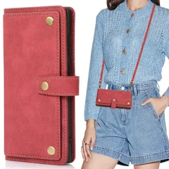 【数量限定】横置きスタンド機能 9枚のカードを収納 いphone14pro 大容量 PU皮革携帯カバー 14pro iphone14pro 手帳型ケース アイフォン14プロ ショルダー 斜めがけ iphone14プロ 首かけ 肩掛け 財布型ケース アイフォン1