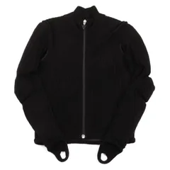 ヨウジヤマモト プールオム×ダイネーゼ yohji yamamoto POUR HOMME×DAINESE ソフトパッド入りドライバーズニット 黒48のサムネイル
