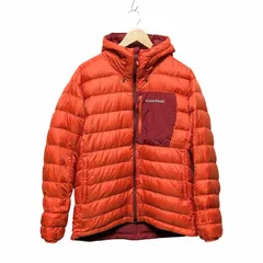 mont bell モンベル 1101492 リバーシブル コロラドパーカ ダウンジャケット オレンジ サイズ M