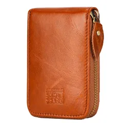 BRASS TACKS Leathercraft レザークラフト メンズクラシック 財布 leather ヴィンテージスタイル 多機能財布 カートスロット 写真スロット 4色 BTPS007 (ブラウン)