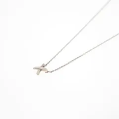 【中古】TIFFANY＆Co. ティファニー パロマピカソ Xネックレス Ag925 シルバー 約40.0㎝ ブランドアクセサリー レディース