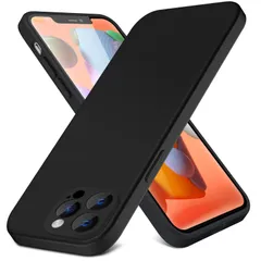 iPhone 15 Pro Max 用 ケース シリコン 薄型 可愛い スリム ソフト カバー 耐衝撃 TPU 液体シリコン シンプル スマホケース 耐久性 サラサラ 指紋防止 アイフォン 15 プロ マックス 用 カバー 黒 MD-YTGJ-39-01
