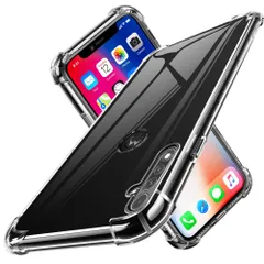 Moto G8ケース クリア 透明 米軍MIL規格 耐衝撃TPU 薄型シリコン 滑り止め 指紋防止 カメラ保護 Qi充電対応 黄変防止 衝撃吸収 薄型 軽量 滑り止め防塵 耐久 G8 ケース おしゃれ カバー 透明 柔軟 人気 カバーN310-08