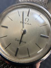 OMEGA Genève 手巻き時計 シルバー メッシュベルト - メルカリ