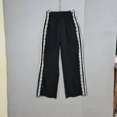 ウィンドブレーカー スタイル 素材 横線 レイ レース ズボン n2504