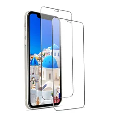 JMDNTQ iPhone11 用 ガラスフィルム iPhone XR 強化ガラス【2枚セット】硬度9H 耐衝撃 飛散防止 浮かない 高透過率 自動吸着 秒で貼り付け 気泡/指紋防止 3Dタッチ対応 ケースに干渉しない アイフォン 11/ XR 保護 6.1イ