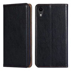 iphone xr ケース イフォン xｒ スマホケース 手帳型 携帯カバー レザー 耐衝撃 軽量 着脱しやすい 放熱性 マグネット式 カード収納 スタンド機能 iphone ケースxr 対応 360度保護 PinLiSheng (黑, iphone xr)