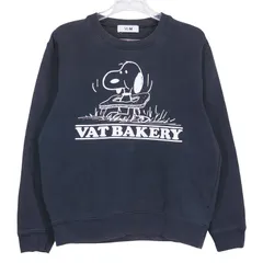 V.A. ブイ エー VAT BAKERY PEANUTS C/N SWEAT バット ベーカリー ピーナッツ クルーネック スウェット ネイビー トップス トレーナー サイズM Marzのサムネイル