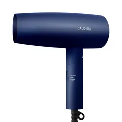 即納：SALONIA サロニア スピーディーイオン ドライヤー 大風量 速乾 軽量 マイナスイオン ヘアドライヤー SL-013ANV ネイビー 【Amazon.co.jp限定】 1