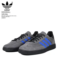 [メンズ サイズ] adidas (アディダス) HANDBALL SPEZIAL (ハンドボール スペツィアル) ローカット スニーカー カジュアル ストリート テラスシリーズ 薄底 ロープロ ローテク クラシック (グレー/ブルー/ブラック) IH9765