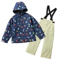 新品 [オーシャンパシフィック] スキーウェア アルファベット スノーウェア 上下セット キッズ 544875