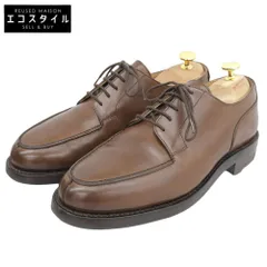 Crockett&Jones クロケット＆ジョーンズ 292ラスト モールトン Uチップ レザー シューズ メンズ ブラウン 6 J9262 6