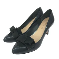 JILL STUART ジルスチュアート パンプス 表記サイズ:22 1/2 リボン/エナメル×スエード    グレー レディース / 240001188921