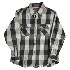 LEVI'S リーバイス レッドタブ シャツ チェック柄 ブラック 00s