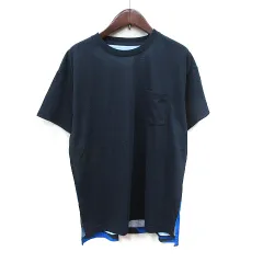 グラニフ graniph Tシャツ カットソー 半袖 SS 紺 ネイビー /YI