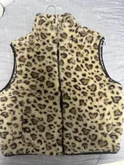 ヒョウ柄 レオパード フリース ベスト