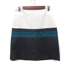 シップス SHIPS タイトスカート ひざ丈 L マルチカラー /YI