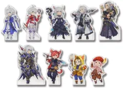 【中古】アクリルスタンド・アクリルパネル 全9種セット 「ファイナルファンタジーXIV キャラクターアクリルブロック」